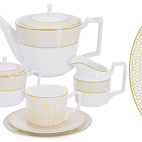 Сервиз чайный 6 пер 21пр Ноктюрн Emily Anna Lafarg