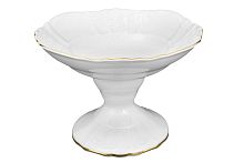 Фруктовница 25см н/н Белый узор слоновая кость Bernadotte