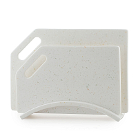 Набор досок на подставке 2шт Мрамор Mastony