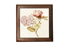 Подставка под горячее из дерева с керамической вставкой Сады Флоренции (без кор)