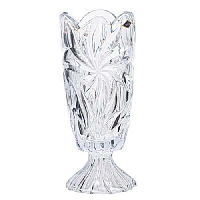 Ваза на ножке 36,5см Flora Aurum Crystal