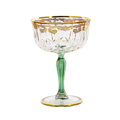 Набор креманок 6шт 170мл Timon s.r.l. Opera cup Green Gold