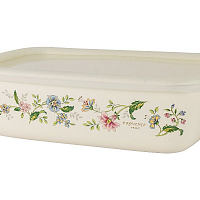 Лоток гастр.эмалиров.с крышкой 21*13*6,5см 1л Прованс Ejiry