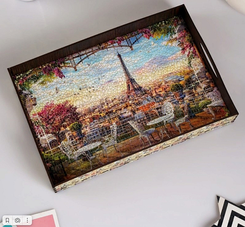 Поднос с ручками Франция 30,4*20,4*4,7см