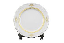 Набор тарелок 25см 6шт Доминик слоновая кость Мария Луиза Thun