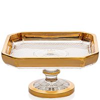 Рулетница 26см н/н хрусталь с золотом Фелиция Crystal HeArt