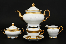 Сервиз чайный 6пер 15пр Фредерика Белый 