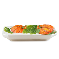 Блюдо 41*32 восьмиугольное Тыква Annaluma