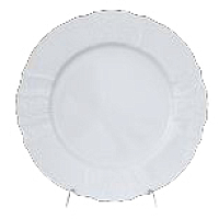 Набор тарелок 27см 6шт Белый узор Bernadotte