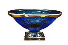 Фруктовница 34см Magma Синяя RG