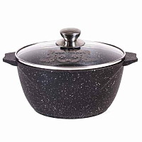 Кастрюля 10л с крышкой Гранит Black Мечта