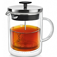 Френч-пресс 0,8л Dual (стальной)