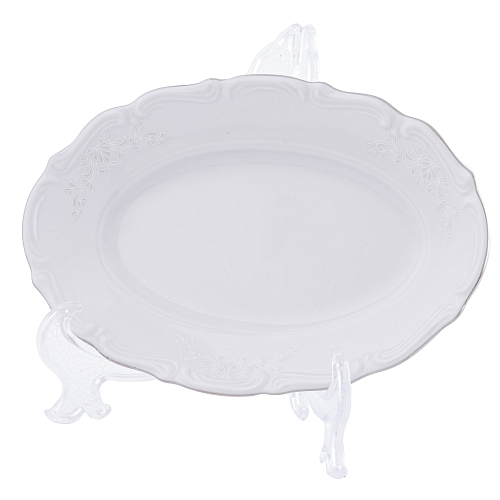 Блюдо овальное 22см 1шт Repast Свадебный узор 
