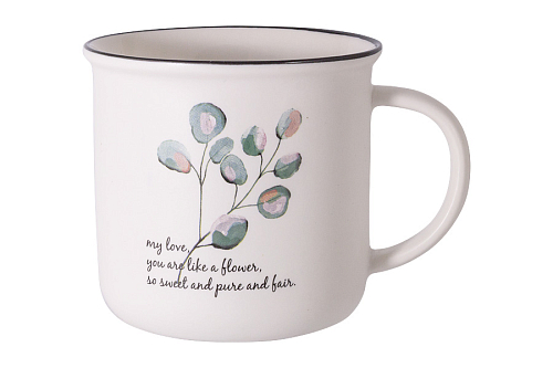 Кружка 0,4л Эвкалипт Herbarium Home&Style