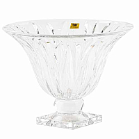 Конфетница 22,5см на ножке Flame AS Crystal 