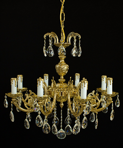 Люстра 8 рожковая патина Royal Bohemia