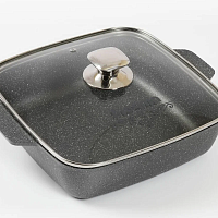 Жаровня 28см Гранит black Мечта