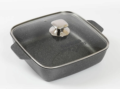 Жаровня 28см Гранит black Мечта