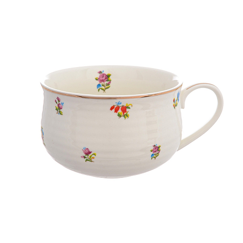 Бульонница 0.5л Мелкие цветы (кор-24шт)