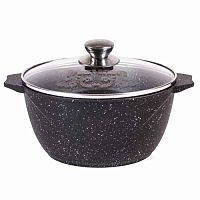 Кастрюля 10л с крышкой Гранит Black Мечта