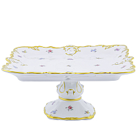 Поднос квадратный 32см н/н Мейсенский цветок Queen's Crown