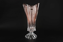 Ваза 40см на ножке Plantica Pink Aurum Crystal