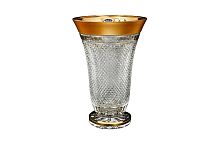 Ваза 305мл хрусталь с золотом Max Crystal