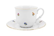 Набор чайных пар 180мл высокие 6шт Мелкие цветы Jeremy