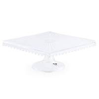 Блюдо квадратное на ножке Damla