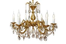 Люстра 6 рожковая золото Royal Bohemia