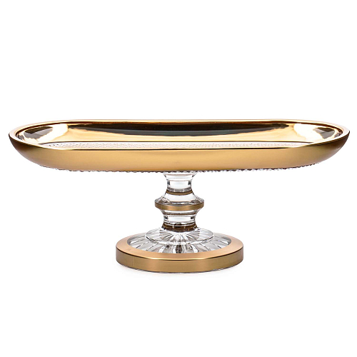 Рулетница н/н 35см хрусталь с золотом Фелиция Crystal HeArt