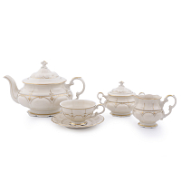 Сервиз чайный 6пер 15пр Leander слоновая кость Rudolf Kampf