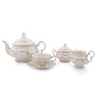 Сервиз чайный 6пер 15пр Leander слоновая кость Rudolf Kampf