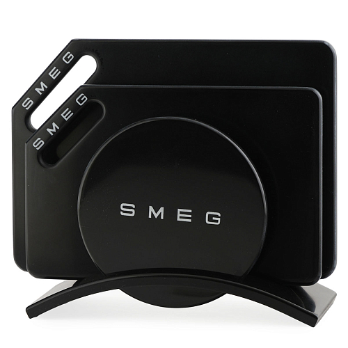 Smeg набор досок 3ки черн круг
