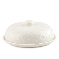 Блюдо с крышкой 23см Веточки-цветочки Elan Gallery