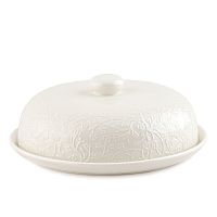 Блюдо с крышкой 23см Веточки-цветочки Elan Gallery