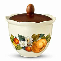 Банка для сыпучих продуктов 16см 0,8л Итальянские фрукты Nuova Cer