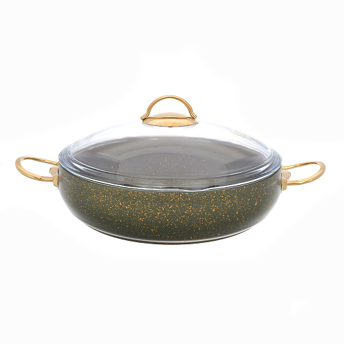 Жаровня 28см с а/п покрытием Repast Olive Elite Gold Жаровня 28см с а/п покрытием Repast Olive Elite Gold