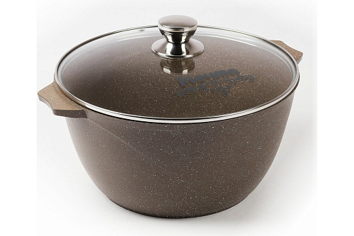 Кастрюля 6л Гранит brown Мечта Кастрюля 6л Гранит brown Мечта