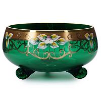 Тройножка 20см золото зеленый фон Star Crystal