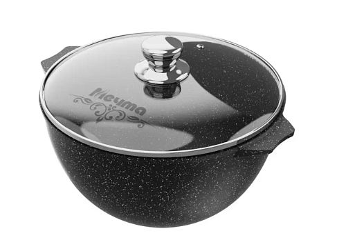 Казан 4л Гранит black Мечта Казан 4л Гранит black Мечта