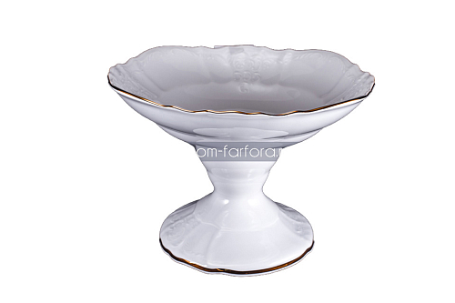 Фруктовница н/н 25см Белый узор Bernadotte