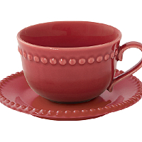 Кофейная пара 110мл бургунди Tiffany Easy Life