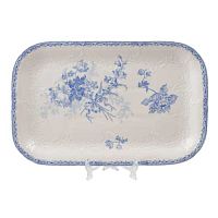 Поднос 36*23,5см Blue Flowers