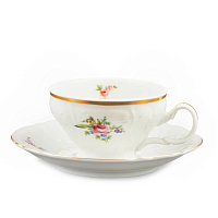 Набор чайных пар 155мл 6шт с большой ручкой Лопух Bernadotte