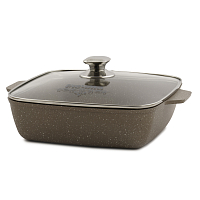 Жаровня 28см Гранит brown Мечта