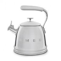 Чайник со свистком 2,3л нержавеющая сталь Стиль 50-х гг Smeg 