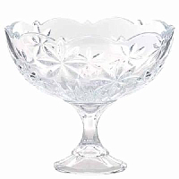 Конфетница 22см на ножке Perseus-Nova Crystalite Bohemia