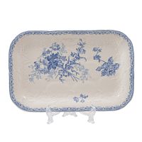 Поднос 25,5*16,5см Blue Flowers Поднос 25,5*16,5см Blue Flowers