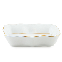 Салатник квадратный 24см Престиж Marquise Gold Queen's Crown